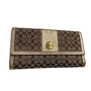 Vintage Signature Coach full size Wallet